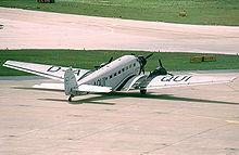 A Junkers Ju 52 preserved by Lufthansa in the colours of Deutsche Luft Hansa (2000)