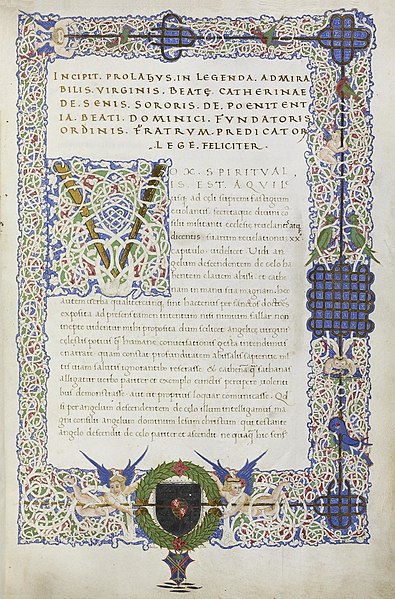 File:Jacobus Macharius Venetus - Initial V with White Vine Decoration - Walters W35010R - Open Obverse.jpg