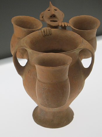 Jar with human figure. Qijia culture.JPG