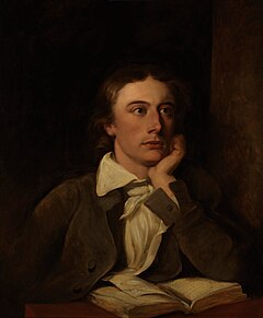 John Keats, målning av William Hilton.