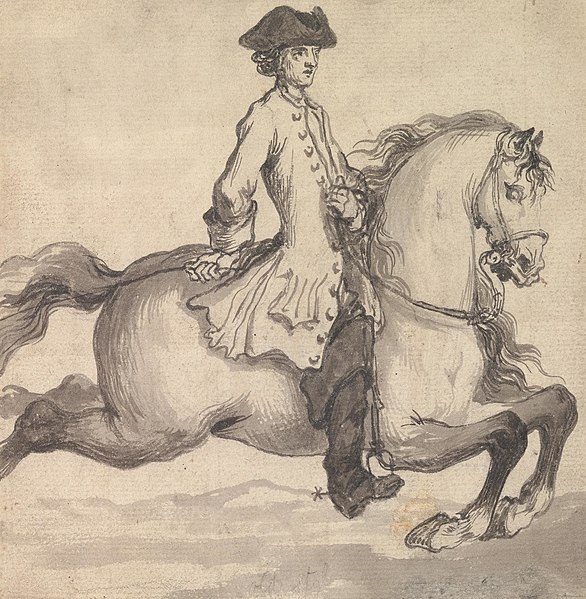 File:John Vanderbank - "The Capriole, When He Rises Before ^ at the Same Time Thro's Out His Hind Legs ^ Quarters Upon a St - B2001.2.1316 - Yale Center for British Art.jpg