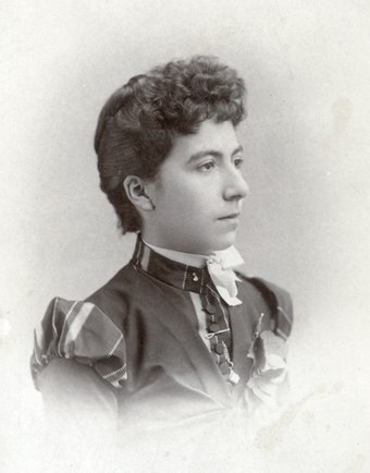 A possible image of Josephine Sarah Marcus, who left a relationship with Johnny Behan and took up with Wyatt Earp