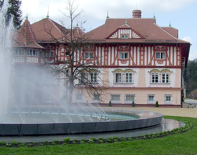 Spa Luhačovice in Czech Republic (Hotel built by Dušan Jurkovič).