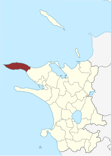 Location of Røsnæs Sogn in Kalundborg Municipality