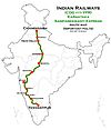 Карнатака Сампарккранти Экспресс (Чандигарх - Есвантпур) Map.jpg