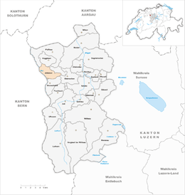 Altbüron - Localizazion