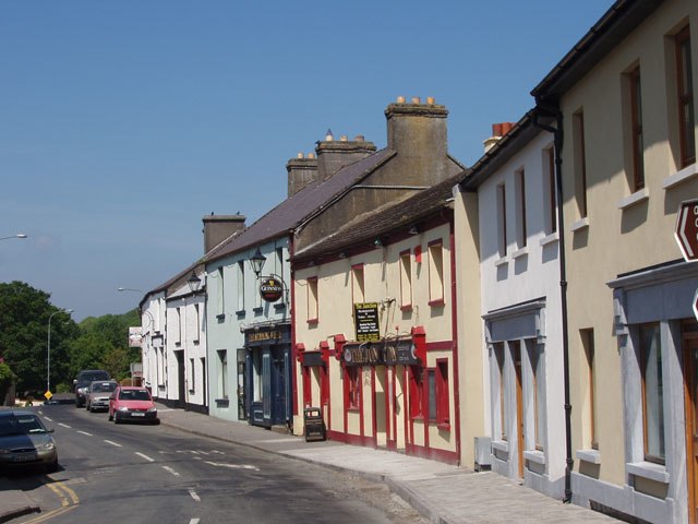 Shops on the Ballycastle Road in Killala