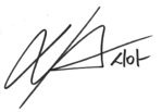 Kim Dzsunszu aláírása