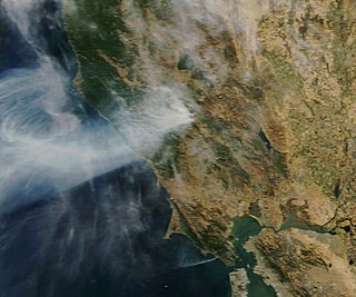 Kincade Fire 2019 wildfire in Sonoma County, California