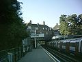 The northbound platform facing north