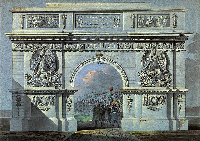 File:Kornhäusel Triumphal Arch in honor of General Skrzynecki.jpg