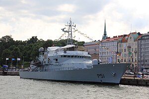 The LÉ Róisín in Helskinki