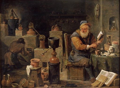 L'alchimiste - David Teniers the Younger