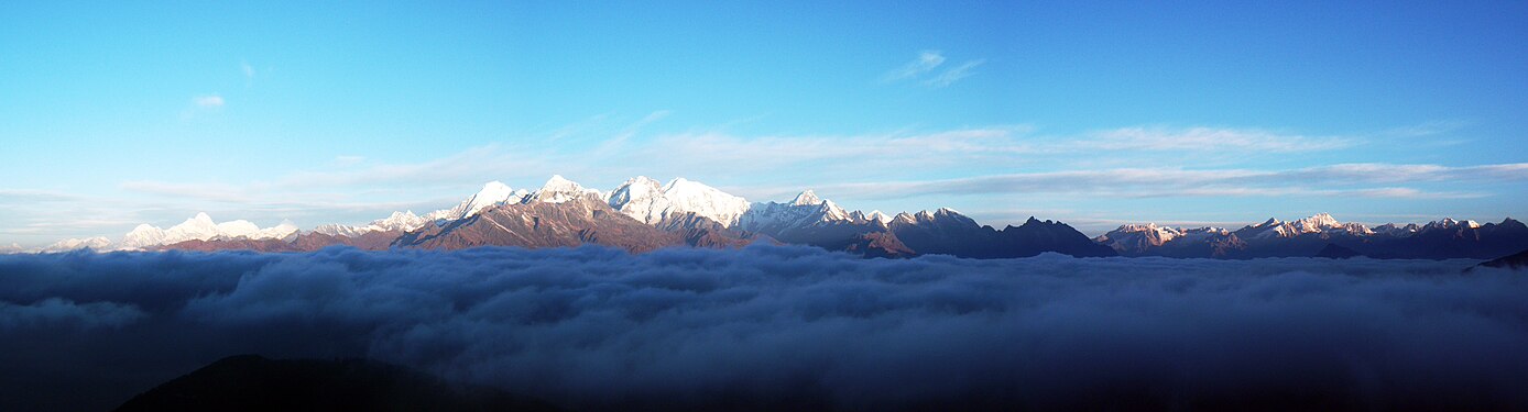 View of Langtang Range, Nepal