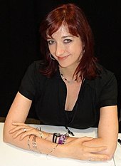 Lauren Faust, creator and developer of the show, has interacted directly with the fandom, shown here at the 2012 Summer BronyCon. Lauren faust 2012 summer bronycon cropped.jpg