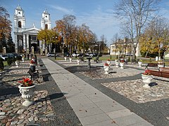 Square near the church