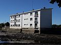 Immeuble moderne sur le site de l'ancien moulin à marée du Plessis.