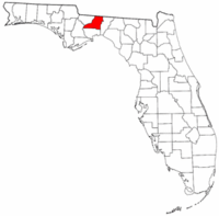 佛羅里達州萊昂縣地圖