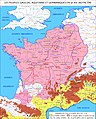 Les peuples gaulois, aquitains et germaniques en -51.