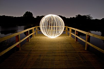 Fisiograma fet a Booyeembara Park, Perth, Austràlia