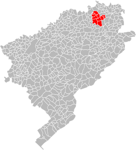 Localisation de Communauté de communesdes Trois Cantons