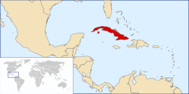 Розташування Куби