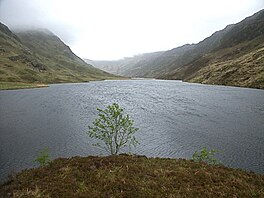 Loch Màma dari ujung pantai barat