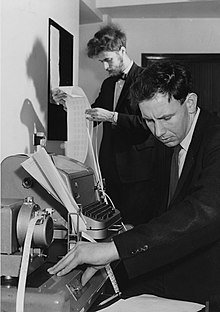 Students working in the Statistics Machine Room of the London School of Economics in 1964 London School of Economics Statistics Machine Room 1964.jpg