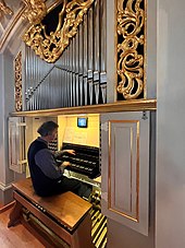 Ludger Stühlmeyer an der Orgel der Dresdner Frauenkirche (2022)