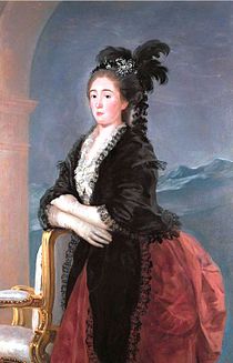 María Teresa de Vallabriga Francisco de Goya 1783-as portréján (Alte Pinakothek)