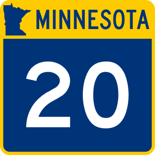 <span class="mw-page-title-main">Minnesota State Highway 20</span> State highway in Minnesota, United States