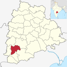 Mahabubnagar in Telangana (India).svg