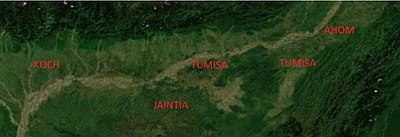 Regno Jaintia all'inizio del XVI secolo