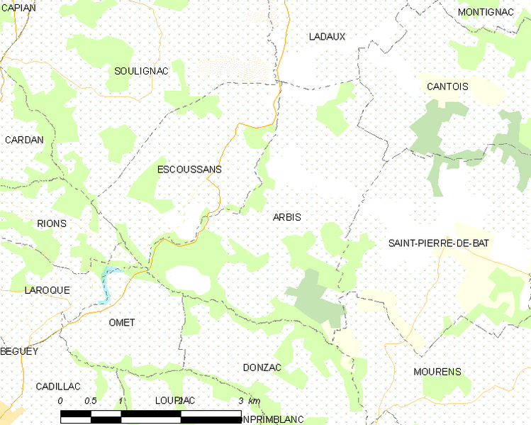 File:Map commune FR insee code 33008.png