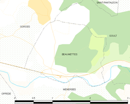 Beaumettes - Localizazion