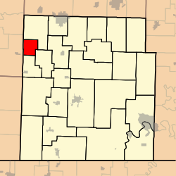 Map highlighting Pioneer Township, Barry County, Missouri.svg