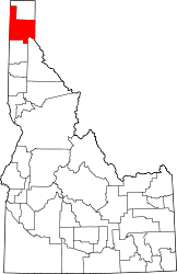 Contea di Bonner – Mappa
