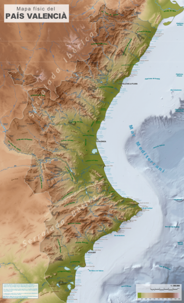 File:Mapa físic del País Valencià.png