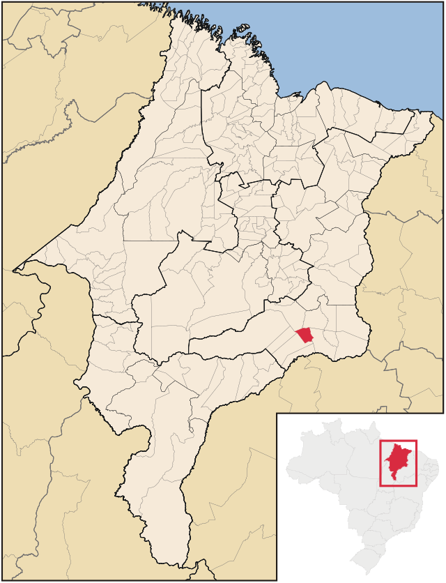 Localização de Paraibano no Maranhão