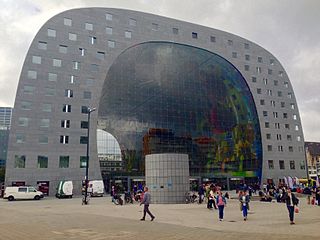 <span class="mw-page-title-main">Market Hall (Rotterdam)</span> Residential building with market hall underneath, located in Rotterdam, Netherlands