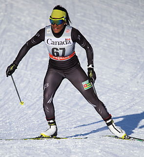 Mathilde-Amivi Petitjean Togolese cross-country skier