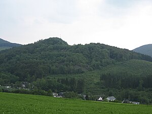 View southwest over Siedlinghausen to the Meisterstein