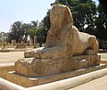 Front left view of Sphinx of Memphis