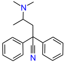 Chemical structure of Methadone intermediate.