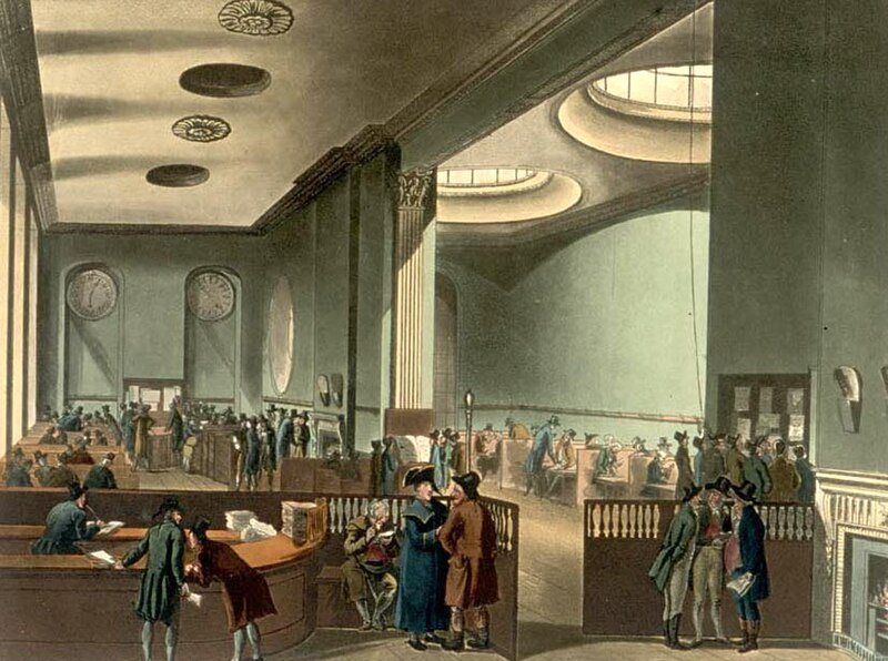 File:Microcosm of London Plate 049 - Lloyd's Subscription Room edited.jpg