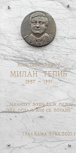 <span class="mw-page-title-main">Milan Tepić</span> Major in the Yugoslav Peoples Army (1957–1991)