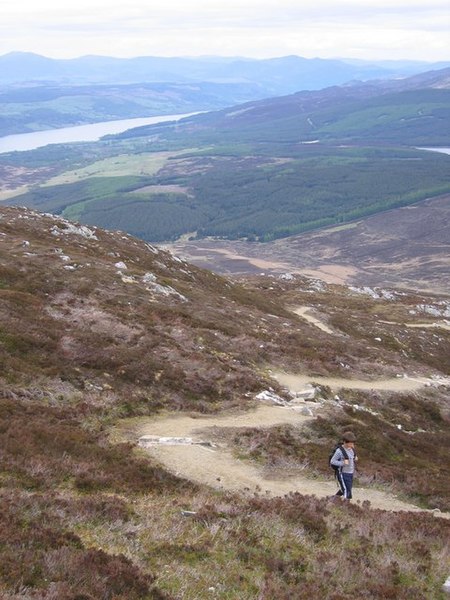 File:Millennium path on Schiehallion - geograph.org.uk - 206052.jpg