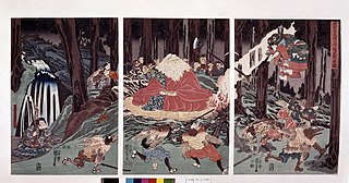 Minamoto no Ushiwaka-maru Sōjō-bō ni shitagatte bujutsu wo oboyu zu