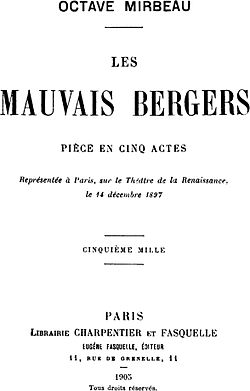 Les Mauvais Bergers makalesinin açıklayıcı görüntüsü