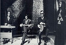 From left: Mohammad Heydari, Hooshang Zarif, Mohammad Esmaili and Parisa, 1976 Mohammad heydari.jpg